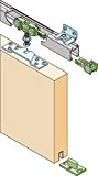 Ronin Furniture Fittings Kit pour porte coulissante de 70 kg max. - Rail en aluminium 160 cm - Montage au plafond - Largeur de porte ...