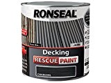 Ronseal drpch25l Rescue Peinture pour terrasse en bois 2,5 l – Gris anthracite