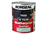 Ronseal wpdes750 750 ml 10 ANS extérieur résistant aux intempéries en satin en bois finition peinture – Bleu