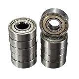 Roulements - TOOGOO(R)10pcs 8 x 22 x 7mm Planche a roulette Scooter Rollerblade Roulements Roues ABEC-5 608ZZ