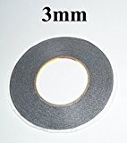 Ruban adhésif double face 3mm noir (50m de long) Original 3M