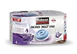 RUBSON - Recharge parfumée pour absorbeur d'humidité AERO 360° - Aroma Relax Lavande - 4 Recharges