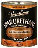 Rust-Oleum Varathane 9441H 1-Quart Classic Clear Oil Based Outdoor Spar Urethane, Semi-Gloss Finish by Rust-Oleum