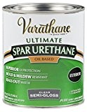 Rust-Oleum Varathane 9441H 1-Quart Classic Clear Oil Based Outdoor Spar Urethane, Semi-Gloss Finish by Rust-Oleum