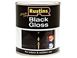 Rustins blag250 QD 250 ml Peinture "Noir brillant – noir