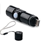 SANKA USB Mini 350 Lumens Rechargeable & zoomables Cree LED lampe de poche / Torch Avec 3 modes pour Camping, ...