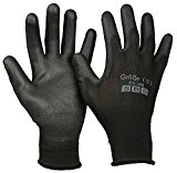 SBS Lot de 12 paires de gants de travail en nylon Taille 10