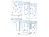 Scan Kit de pochoirs Lettres et Numéros 25 mm
