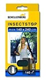 Schellenberg 20509 Moustiquaire pour portes contre insectes/moustiques 140 x 240 cm Anthracite