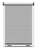 Schellenberg 50820 Moustiquaire en rouleau pour fenêtre Blanc 80 x 160 cm