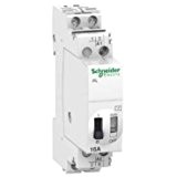 Schneider Electric A9C30012 iTL télérupteur, Acti9, 16 A, 2NO, 12VCA, 6VCC, 50-60 Hz