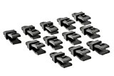 SE 9615RB12 Awning/Tarp Clamps , Black by SE