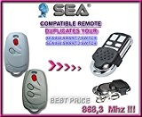 SEA 868-SMART-2-SWITCH / SEA 868-SMART-3-SWITCH compatible CLONE remote control replacement transmitter, 868.3Mhz fixed code clone!!!