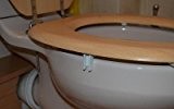 Seadyseat rapide et facile à installer pour courroie ou Floues sièges de WC, Abattant de tampons de bouchons, aucun outil ...