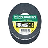 Self Amalgamating SOS Pipe Repair Tape, Ideal For Stopping Leaks In Water Pipes And Other Pipework Carrying Liquids, 25mm Wide ...