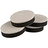 Self-Stick Furniture Movers for Hard Surfaces (4 piece) - 2-1/2, Tan, Round SuperSliders by Waxman