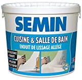 Semin Seau d'Enduit lissage cuisine/bain 1 kg
