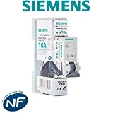 Siemens - Disjoncteur électrique phase + neutre 10A