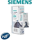 Siemens - Disjoncteur électrique phase + neutre 20A