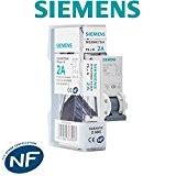 Siemens - Disjoncteur électrique phase + neutre 2A