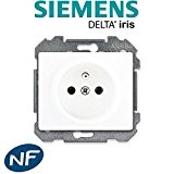 Siemens - Prise 2P+T Blanc Delta Iris