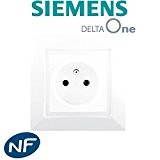 Siemens - Prise 2P+T Blanc DELTA ONE SIEMENS