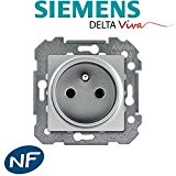 Siemens - Prises 2P+T Silver DELTA VIVA SIEMENS