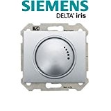 Siemens - Va et Vient Variateur 500W Alu Silver Delta IRIS
