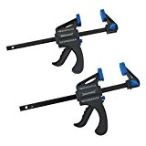 Silverline 250108 100 mm 2 Pack Quick Clamps