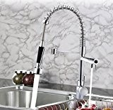 SKM pulvérisation pull-down mélangeur de robinet de cuisine pivotant avec un tuyau flexible, un robinet de mélange chaud et froid ...