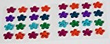 Smoobee Rainbow Flower Beautiful Gem Stickers for Customizing The No Cry Hairbrush Brosse à cheveux - 32 pieces