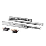 SO-TECH® Extension de tiroir rail guidage à billes de tiroir roulement ModernSlide / 600 mm coulisse pour tiroir en bois