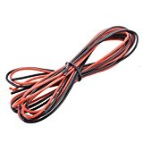 SODIAL(R) 2 x 3M Fil Cable Silicone 16 AWG Gauge Flexible pour Helicoptere Voiture RC