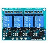 SODIAL(R)5V 4-Channel Relay Module Shield pour Arduino ARM PIC AVR DSP electronique
