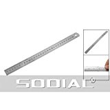 SODIAL(R) Regle mesure en acier inoxydable Fonction metrique 30cm 12inch
