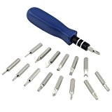 SODIAL(R) Tournevis magnetique T6, Torx, PHILIPS, SLOTTED, CLE, TRI-WING, BENT outil de levier, AWL ROUND, RESET PIN pour Nintendo Wii, ...