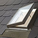 SOLSTRO LUCARNE DE TOIT, fenêtre de toit pour pièce non chauffée (taille 85 x 85 cm)