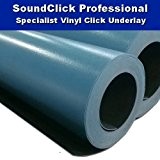 Soundclick Vinyle Clic pour carrelage et parquet au sol Sous-couche – 1 Rouleau de 15 m2 son