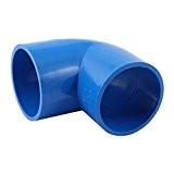sourcingmap® Bleu 63mm x 63mm Coude égal 90° tuyauterie PVC Raccord raccord tube
