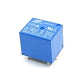 sourcingmap® SRD-05VDC-SL-C DC 5V tension bobine relais puissance miniature PCB 1 RT Bleu