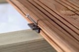 Spax - Hardwood clips ou fixation pour terrasse - Réf..M - Epais. mm.5 -