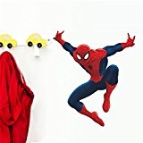 Spiderman stickers muraux pour enfants chambres décoration