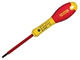 Stanley Fat Max Screwdriver Insulated Slotted 4X100Mm-Red And Yellow