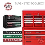 Steellabels MagneticTool Box Organizer Labels organize boxes, drawers & cabinets Quick & Easy, fits all brands of 'Steel' tool chest ...