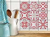 Sticker carrelage cuisine et salle de bain - Accessoire de décoration | Autocollant Sticker Carrelage | Carrelage adhésif - Design ...