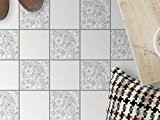 Sticker carrelage salle de bain sol | Stickers mosaïques - Aménagement de sanitaires | Design Creative Lines | 15x15 cm ...