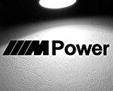Sticker mural BMW M Power, Vinyle, noir, XL