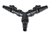 SunSun Y-distributeur25/32/38mm Tuyau bassin (1"/1 1/4"/1 1/2") valve réglage