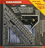 Swanson Outil S0101cb Speed carré avec un livre et mixtes carré Value Pack