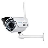 SZSINOCAM 5030BSW Caméra IP 720p Etanche WLAN sans Fil 1.0 MP ONVIF CCTV Système de Surveillance H.264 Vision Nocturne Détection ...